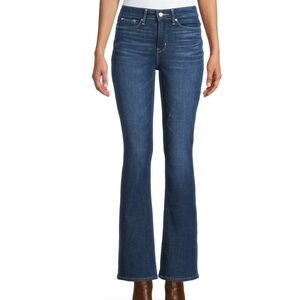 Signature by Levi Strauss Blue Mid-Rise Bootcut Jeans - Size: 30